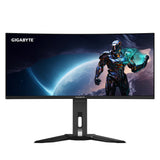 GIGABYTE MO34WQC2 computerskærm 86,4 cm (34") 3440 x 1440 pixel Wide Quad HD OLED Sort