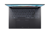 Acer Swift Go 16 AI SFG16-I71-77NZ Copilot+ PC Intel Core Ultra 7 355 Laptop 40,6 cm (16") WUXGA 16 GB LPDDR5x-SDRAM 512 GB SSD Wi-Fi 7 (802.11be) Windows 11 Home Grå QWERTZ Tysk