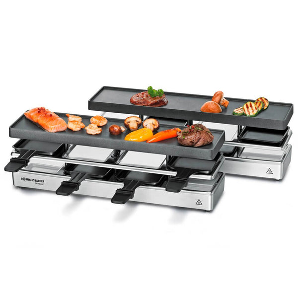 Rommelsbacher RC 1600 raclette grill 8 person(er) 795 W Sort, Sølv