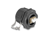 DeLOCK 87885 fiber adapter LC/LC 1 stk Beige, Sort