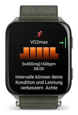 Garmin Venu X1 5,08 cm (2") AMOLED Digital 448 x 486 pixel Berøringsskærm Grå Wi-Fi GPS (satellit)