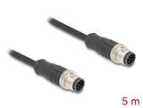 DeLOCK 80808 netværkskabel Sort 5 m Cat5e S/FTP (S-STP)