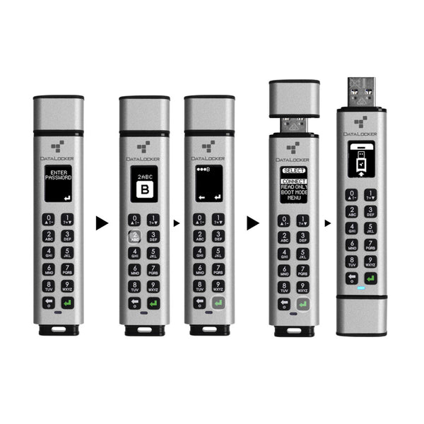 DataLocker Sentry K350 USB-nøgle 16 GB USB Type-A 3.2 Gen 1 (3.1 Gen 1) Sølv