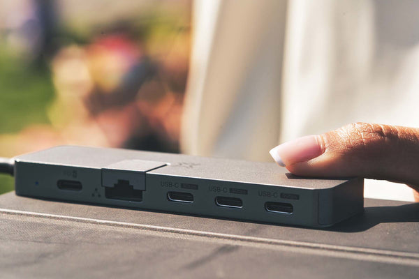 XtremeMac HUB USB-C MAX PRO - 5 Ports (3* USB-C, USB Type-C 40000 Mbit/s