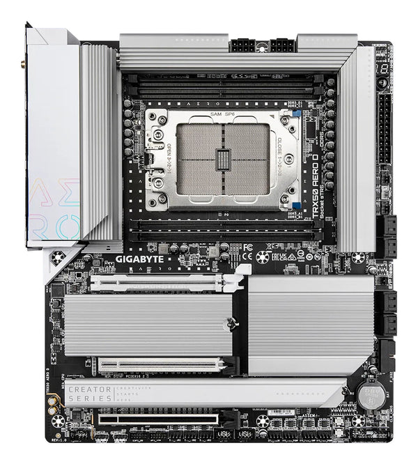 GIGABYTE TRX50 AERO D bundkort AMD TRX50 Socket sTR5 Udvidet ATX