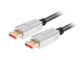 Lanberg CA-DPDP-20CU-0010-BK DisplayPort kabel 1 m Sort, Sølv