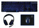 Rebeltec SHERMAN tastatur Mus inkluderet Spil USB QWERTY Engelsk Sort