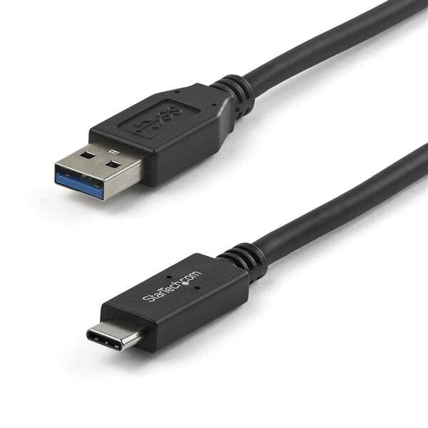 StarTech.com USB31AC1M USB-kabel USB 3.2 Gen 2 (3.1 Gen 2) 1 m USB A USB C 10 Gbit/sek. Sort