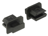 DeLOCK 64026 dækning af sokkel mini Displayport Sort 10 stk