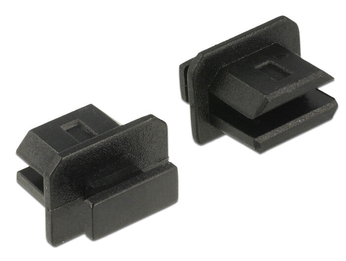 DeLOCK 64026 dækning af sokkel mini Displayport Sort 10 stk