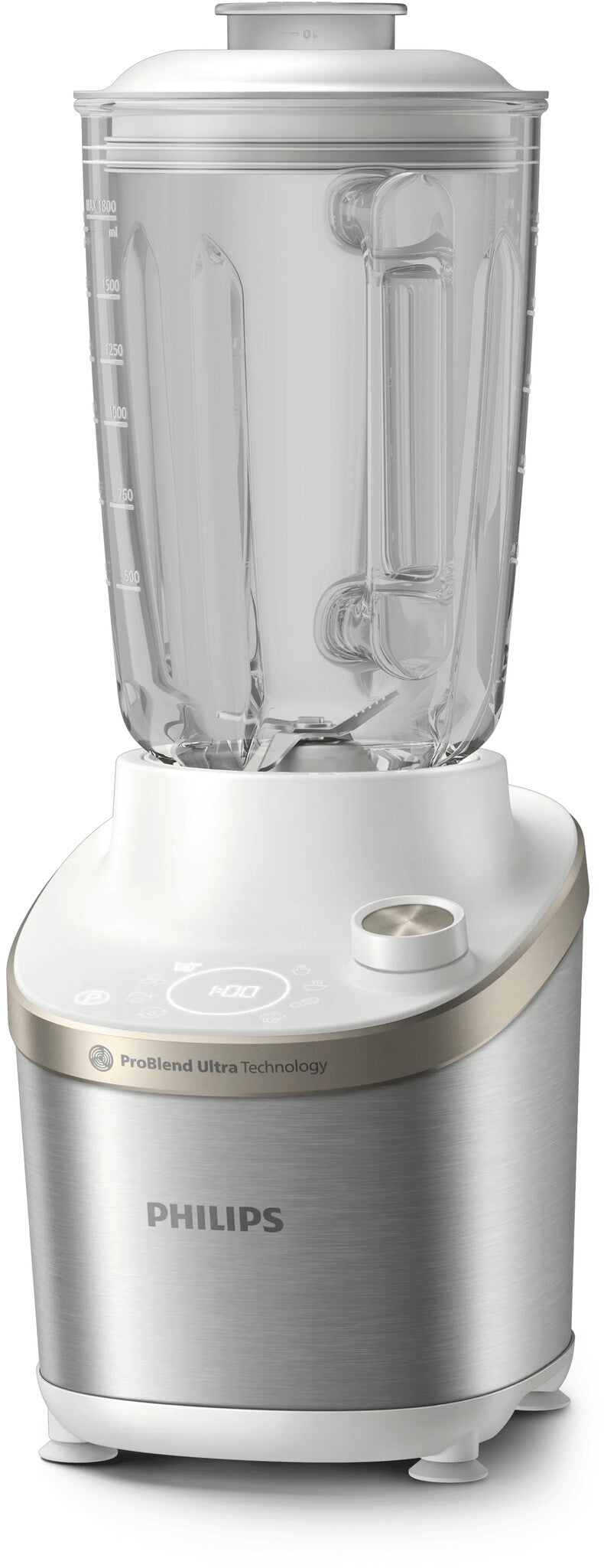 Philips 7000 series HR3760/01 blender 2 L Bordplade blender 1500 W Rustfrit stål, Hvid