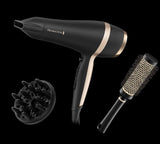Remington D6940GP Salon Smooth hårtørrer 2100 W Sort
