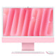 Apple iMac Apple M M4 59,7 cm (23.5") 4480 x 2520 pixel All-in-One PC 16 GB 256 GB SSD macOS Sequoia Wi-Fi 6E (802.11ax) Lyserød