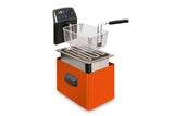 Fritel SF 4152 Enkelt 3 L Enkeltstående 2200 W Frituregryde Sort, Orange