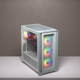 Corsair iCUE 4000X RGB Midi Tower Hvid
