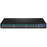 Trendnet TPE-5240WS netværksswitch Administreret Gigabit Ethernet (10/100/1000) Strøm over Ethernet (PoE) 1U Sort