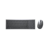 DELL KM7120W tastatur Mus inkluderet Kontor RF trådløs + Bluetooth QWERTY US International Grå, Titanium
