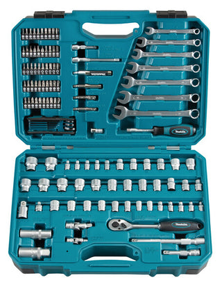 Makita E-06616 mekaniske værktøjssæt 120 værktøjer