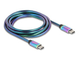 DeLOCK 81116 USB-kabel USB 2.0 2 m USB C 0,48 Gbit/sek. 60 W Flerfarvet