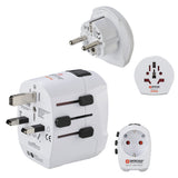Hama World Travel Pro Light USB strømstik adapter Universel Hvid