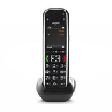Gigaset E720HX Analog/DECT-telefon Nummervisning Sort