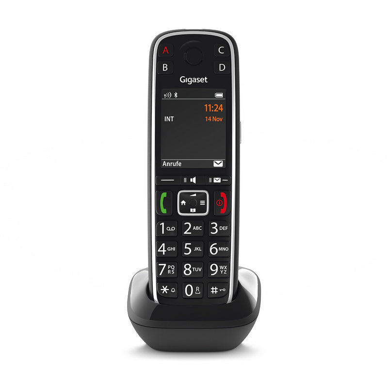 Gigaset E720HX Analog/DECT-telefon Nummervisning Sort