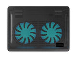 Conceptronic CNBCOOLPAD2F køling til laptop 39,6 cm (15.6") 1000 rpm Sort