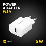 Intenso 7800522 strømadapter og vekselret Indendørs 5 W Hvid