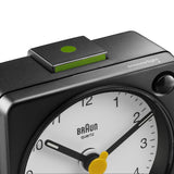 Braun BC02XBW Quartz alarmur Sort, Hvid