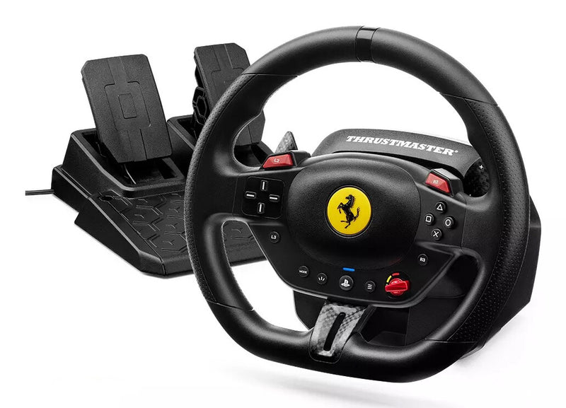 Thrustmaster T98-P Ferrari 296 GTB Sort USB Rat + Pedaler Analog/digital PC, PlayStation 4, PlayStation 5
