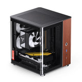 Jonsbo TK-0 BLACK computeretui Sort, Træ