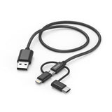 Hama 00201536 USB-kabel USB 2.0 1,5 m USB A USB C 0,48 Gbit/sek. Sort