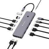 Verbatim CMH-13 USB Type-C 10000 Mbit/s Sølv