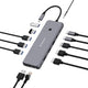 Verbatim CMH-13 USB Type-C 10000 Mbit/s Sølv