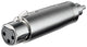 Goobay 27455 kabel kønsskifter XLR RCA Sølv