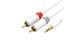 shiverpeaks FL31-34156 lydkabel 1,5 m 3.5mm 2 x RCA Hvid