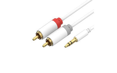 shiverpeaks FL31-34156 lydkabel 1,5 m 3.5mm 2 x RCA Hvid
