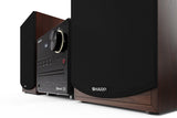 Sharp XL-B512(BR) stereoanlæg Home audio micro system 45 W Brun