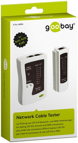 Goobay 68856 netværkskabeltester Hvid