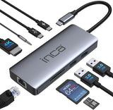 Inca ITPC-10TX interface hub USB Type-C 5000 Mbit/s Grå