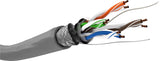 Goobay 15014 netværkskabel Grå 100 m Cat5e SF/UTP (S-FTP)
