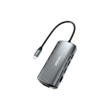 DUDAO A15PRO dockingstation Ledningsført USB 3.2 Gen 1 (3.1 Gen 1) Type-A + Type-C Grå