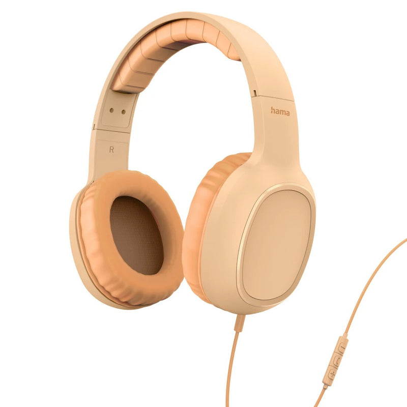 Hama Fun C Headset Ledningsført Opkald/musik USB Type-C Orange