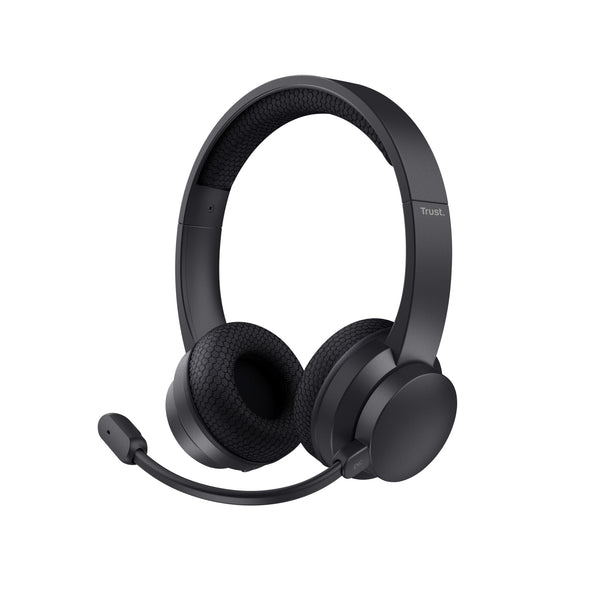 Trust Ayda Headset Kabel & trådløs Opkald/musik USB Type-C Bluetooth Sort
