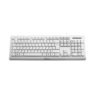 MediaRange MROS110 tastatur Kontor USB QWERTZ Tysk Hvid