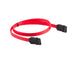 Lanberg CA-SASA-10CU-0050-R SATA-kabel 0,5 m SATA 7-pin Rød