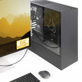 StarTech.com DP21-1M-DP40-CABLE DisplayPort kabel Sort