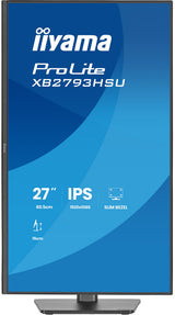 iiyama ProLite XB2793HSU-B1 computerskærm 68,6 cm (27") 1920 x 1080 pixel Fuld HD LED Sort