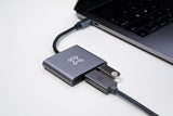 XtremeMac XWH-HUB3-13 dockingstation Ledningsført USB Type-C Sølv