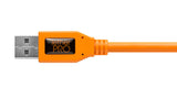 Tether Tools CUCRT02-ORG USB-kabel USB 3.2 Gen 1 (3.1 Gen 1) 0,5 m USB A USB C 5 Gbit/sek. Orange